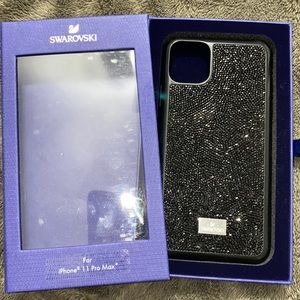 Swarovski case brand new for iphone 11 pro max black glam rock